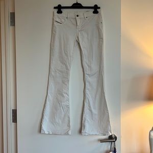 Diesel stretch cotton livier flare z pant 27